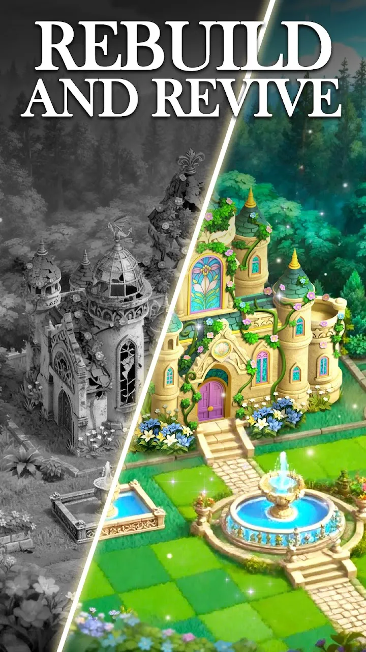 Mistfall Match — zrzut ogrodu